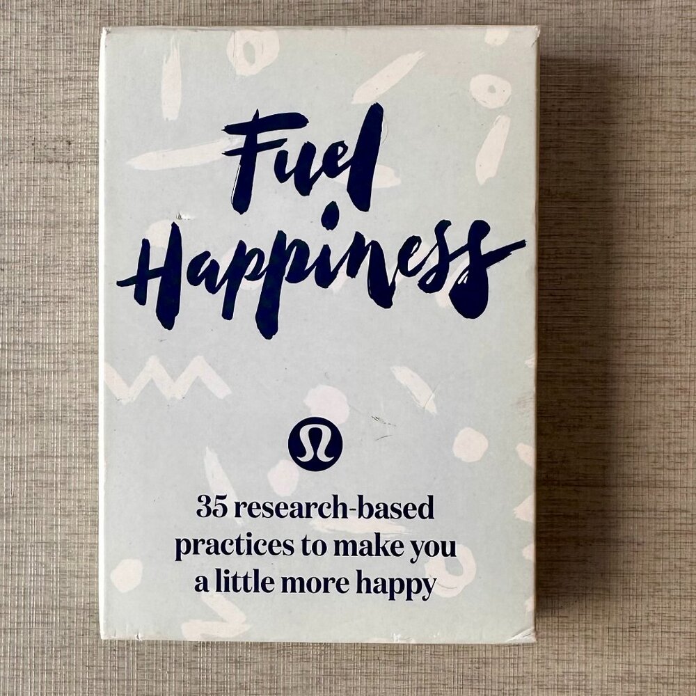 Lululemon Limited Edition Fuel Happiness "Deck of Happiness" Cards